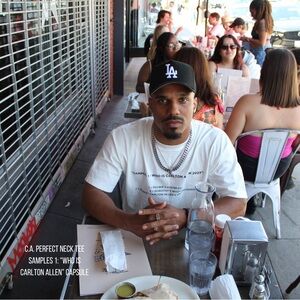 Carlton Allen Ready Wear Off White Perfect Neck Tee